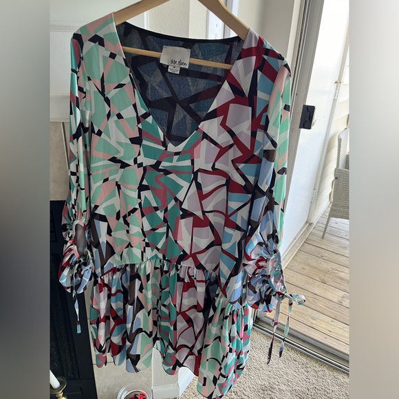 Anthropologie Chloe Oliver Pinnacle Print
Multicolor Mini Dress size medium - Picture 7 of 12